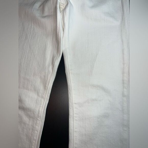 Paige Skyline Ankle Peg Jeans in White Size 30 EUC - Picture 4 of 12